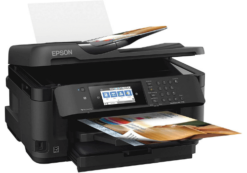 2.Epson WorkForce WF-7710 Inkjet Printer