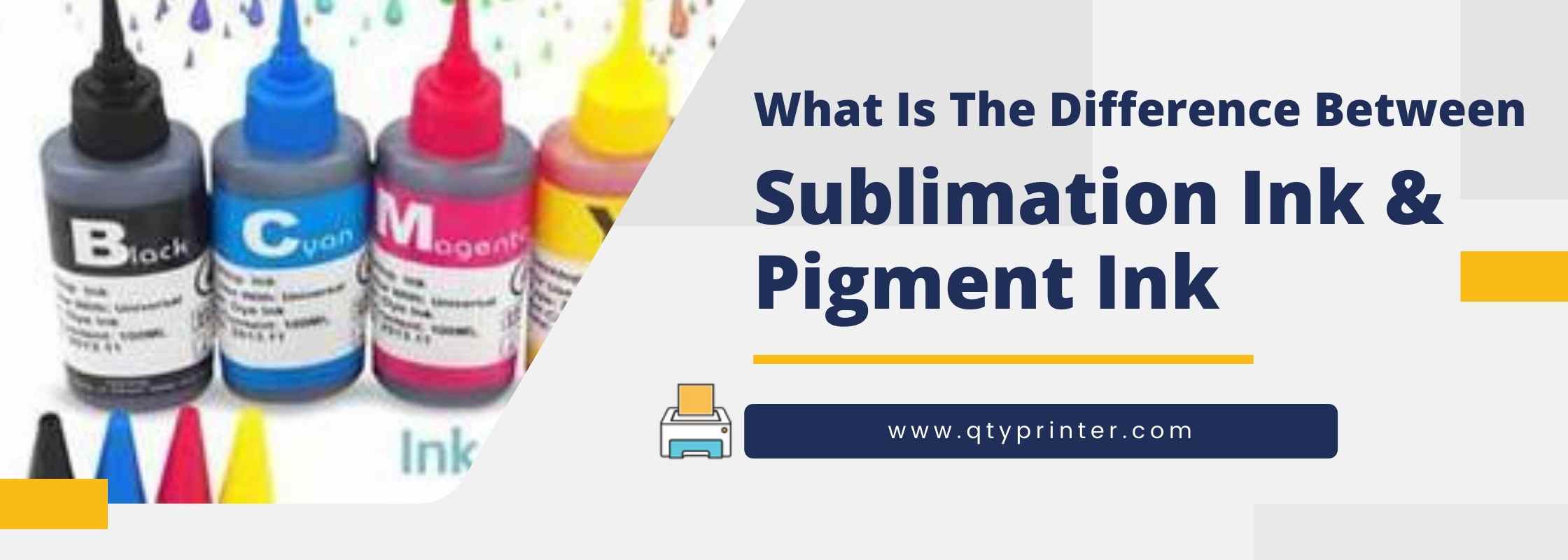 What is The Difference Between Sublimation Ink and Pigment Ink