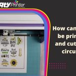 How can vinyl be printed and cut on a circuit?