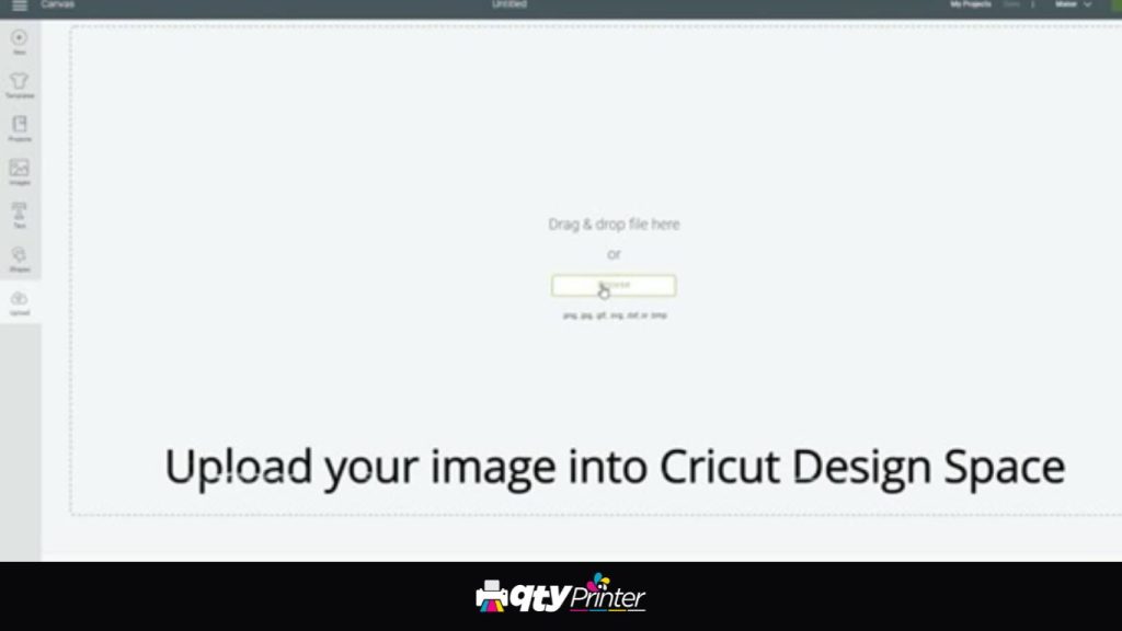 Upload your image into Cricut Design Space