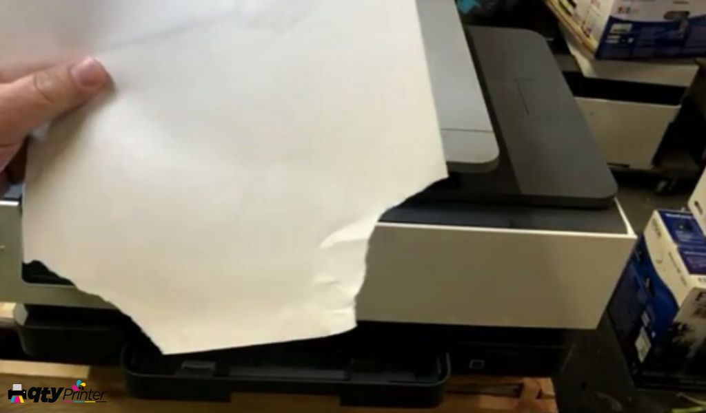 Remove the paper tray