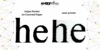 laser and an inkjet printer Image