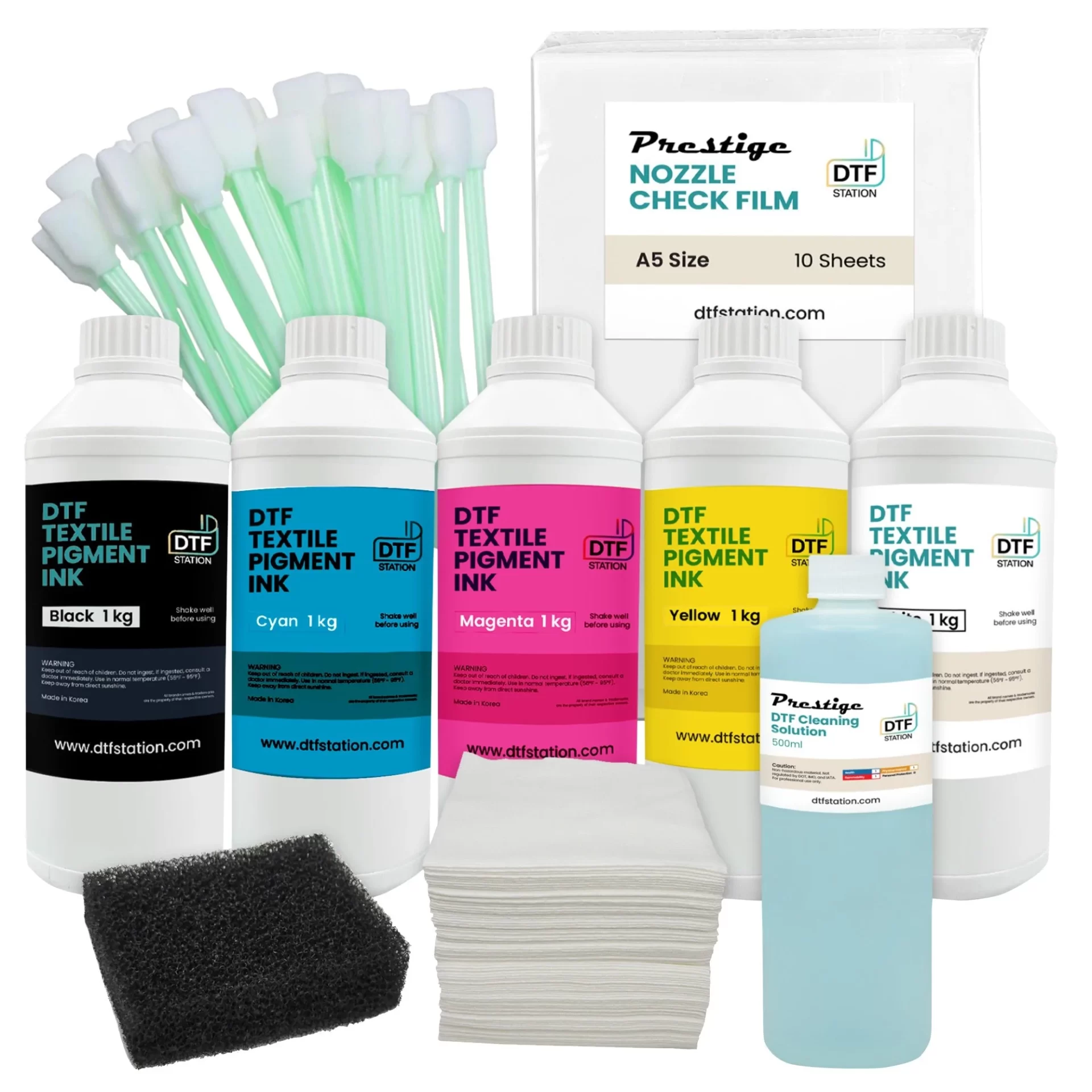 DTF Ink and Cleaning Kit